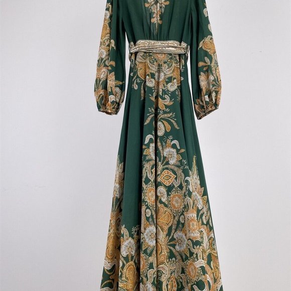 Emerald Green Zimmerman Devi Dress - Picture 4 of 5